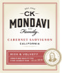 CK Mondavi Cabernet Sauvignon 2016  Front Label