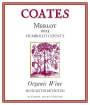 Coates Vineyards Organic Merlot 2013  Front Label