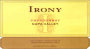 Irony Napa Valley Chardonnay 2015  Front Label