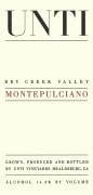 Unti Montepulciano 2008  Front Label
