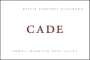 CADE Howell Mountain Estate Cabernet Sauvignon (375ML half-bottle) 2022  Front Label