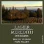 Lagier Meredith Malbec 2018  Front Label