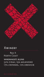 XWinery Red X 2010 Front Label