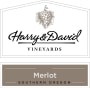 Harry and David Merlot 2017  Front Label