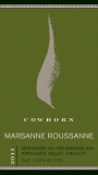 Cowhorn Marsanne Roussanne 2011  Front Label