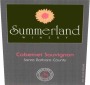 Summerland Santa Barbara Cabernet Sauvignon 2016  Front Label