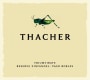 Thacher Winery Triumvirate Reserve Zinfandel 2019  Front Label