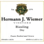 Hermann J. Wiemer Dry Riesling (375ML half-bottle) 2021  Front Label