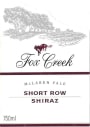 Fox Creek Short Row Shiraz 2001  Front Label