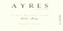 Ayres Lewis Rogers Lane Pinot Noir 2008  Front Label