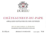 Domaine Durieu Chateauneuf-du-Pape 2016  Front Label