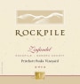 Mauritson Rockpile Winery Pritchett Peaks Vineyard Zinfandel 2012  Front Label