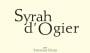 Stephane Ogier Syrah d'Ogier 2015  Front Label