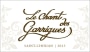Cave des Vignerons de Saint-Chinian Le Chant des Garrigues Red 2013  Front Label