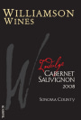 Williamson Wines Indulge Cabernet Sauvignon 2008  Front Label