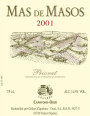Capafons-Osso Priorat Mas de Masos 2001  Front Label