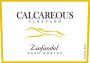 Calcareous Vineyard Zinfandel 2010  Front Label