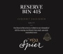 Spier Bin 415 Reserve 2017  Front Label