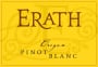 Erath Pinot Blanc 2015  Front Label