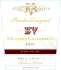 Beaulieu Vineyard Maestro Collection Cabernet Sauvignon Syrah Blend 2009 Front Label