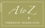 A to Z Riesling 2008  Front Label