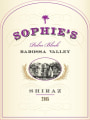 Sophie's Palm Block Syrah 2015  Front Label