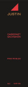 Justin Cabernet Sauvignon (375ML half-bottle) 2018  Front Label