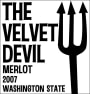 Charles & Charles The Velvet Devil Merlot 2007  Front Label