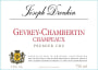 Joseph Drouhin Gevrey Chambertin Champeaux Premier Cru 2009  Front Label