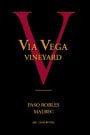 Via Vega Vineyard & Winery Malbec 2010  Front Label