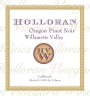 Holloran Vineyard Wines Pinot Noir 2017  Front Label