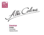 Alta Colina Downslope 2015  Front Label