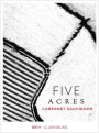 Five Acres  2014  Front Label