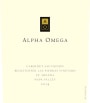 Alpha Omega Beckstoffer Las Piedras Vineyard Cabernet Sauvignon 2014  Front Label