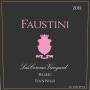 A. Faustini Winery Las Cerezas Vineyard Malbec 2012  Front Label