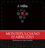 LC Villa Montepulciano d'Abruzzo 2016  Front Label