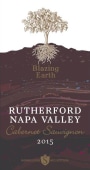 Blazing Earth Rutherford Cabernet Sauvignon 2015  Front Label