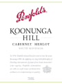 Penfolds Koonunga Hill Cabernet Merlot 2012  Front Label