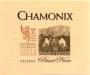 Chamonix Reserve Pinot Noir 2015  Front Label