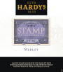 Hardys Stamp Merlot 2016  Front Label
