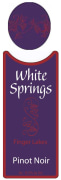 White Springs Winery Pinot Noir 2011 Front Label