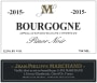 Jean-Philippe Marchand Bourgogne Pinot Noir 2015  Front Label
