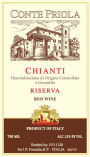 Conte Priola Chianti Riserva 2014 Front Label