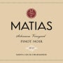 Brack Mountain Wine Company Soberanes Vineyard Matias Pinot Noir 2013  Front Label