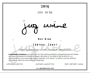 Pianetta Winery Jug Wine 2014  Front Label