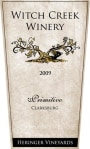 Witch Creek Winery Heringer Vineyards Primitivo 2009  Front Label