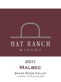 Hat Ranch Winery Malbec 2011 Front Label