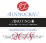 St. Innocent Freedom Hill Pinot Noir (375ML half-bottle) 2018  Front Label