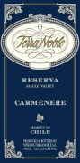 Terra Noble Reserva Carmenere 2005  Front Label
