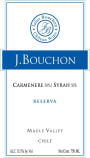 J. Bouchon Reserva Carmenere Syrah 2017  Front Label